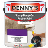 Denny's Waterpoof Paint For Stamp Out Damp Colour- Twilight Royal Purple - Damp-Block Mould-Safe Breathable