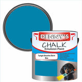Denny's Chalk Paint For Cabinets Colour- Twilight Shoreline Storm Blue - Matte Scuffproof Easy-Clean