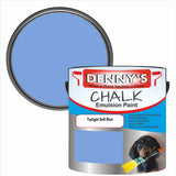 Denny's Chalk Paint For Furniture Colour- Twilight Soft Blue - Matte Scuffproof Refresh