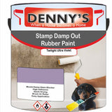 Denny's Waterpoof Paint For Stamp Out Damp Colour- Twilight Ultra Violet - Damp-Block Mould-Safe Breathable