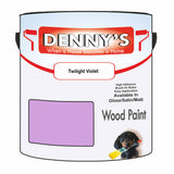 Denny's Wood Paint For Fence Colour- Twilight Violet - Weatherproof Uv-Safe Rot-Guard