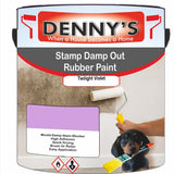 Denny's Waterpoof Paint For Stamp Out Damp Colour- Twilight Violet - Damp-Block Mould-Safe Breathable