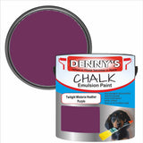 Denny's Chalk Paint For Cabinets Colour- Twilight Wisteria Heather Purple - Matte Scuffproof Easy-Clean