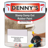 Denny's Waterpoof Paint For Stamp Out Damp Colour- Ultra Amethyst Violet - Damp-Block Mould-Safe Breathable
