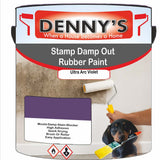 Denny's Waterpoof Paint For Stamp Out Damp Colour- Ultra Arc Violet - Damp-Block Mould-Safe Breathable