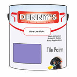 Denny's Tile Paint For Bathroom Tile Colour- Ultra Line Violet - Moistureproof Easy-Clean Makeover