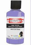 Denny's Floor Paint For Grip Coating Colour- Ultra Line Violet - Anti-Slip Hardwearing Safe
