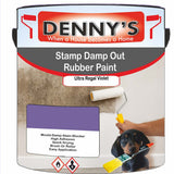 Denny's Waterpoof Paint For Stamp Out Damp Colour- Ultra Regal Violet - Damp-Block Mould-Safe Breathable