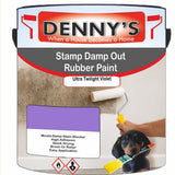 Denny's Waterpoof Paint For Stamp Out Damp Colour- Ultra Twilight Violet - Damp-Block Mould-Safe Breathable