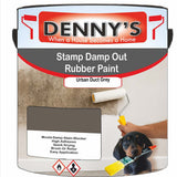 Denny's Waterpoof Paint For Stamp Out Damp Colour- Urban Duct Grey - Damp-Block Mould-Safe Breathable