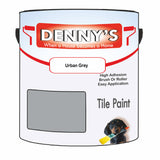 Denny's Tile Paint For Bathroom Tile Colour- Urban Grey - Moistureproof Easy-Clean Makeover