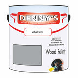 Denny's Wood Paint For Fence Colour- Urban Grey - Weatherproof Uv-Safe Rot-Guard