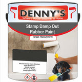 Denny's Waterpoof Paint For Stamp Out Damp Colour- Urban Titanium Grey - Damp-Block Mould-Safe Breathable
