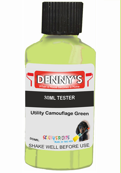Denny's Chalk Paint For Furniture Colour- Eucalyptus Thyme Green - Matte Scuffproof Refresh