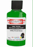 Denny's Floor Paint For Grip Coating Colour- Utility Circuit Green - Anti-Slip Hardwearing Safe