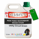 Denny's Stain Paint For Decking Colour- Utility Circuit Green - Anti-Slip Weatherproof Nourish
