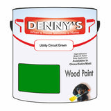 Denny's Wood Paint For Decking Colour- Utility Circuit Green - Anti-Slip Weatherproof Durable
