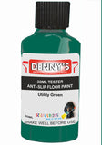 Denny's Floor Paint For Grip Coating Colour- Utility Green - Anti-Slip Hardwearing Safe