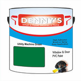 Denny's Plastic Paint For Windows Colour- Utility Machine Green - Weatherproof Fade-Safe Upvc