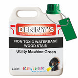 Denny's Stain Paint For Fences Colour- Utility Machine Green - Weatherproof Uv-Safe Protect
