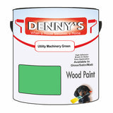 Denny's Wood Paint For Decking Colour- Utility Machinery Green - Anti-Slip Weatherproof Durable