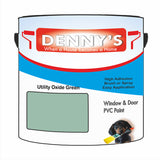 Denny's Plastic Paint For Outdoor Furniture Colour- Utility Oxide Green - Weatherproof Uv-Safe Scuffproof