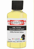Denny's Floor Paint For Grip Coating Colour- Utility Varnish Yellow - Anti-Slip Hardwearing Safe