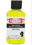 Denny's Floor Paint For Grip Coating Colour- Utility Yellow - Anti-Slip Hardwearing Safe