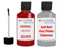 Vauxhall Mokka X Lavarot/Absolute Red Code Gg2/497B Anti rust primer protective paint