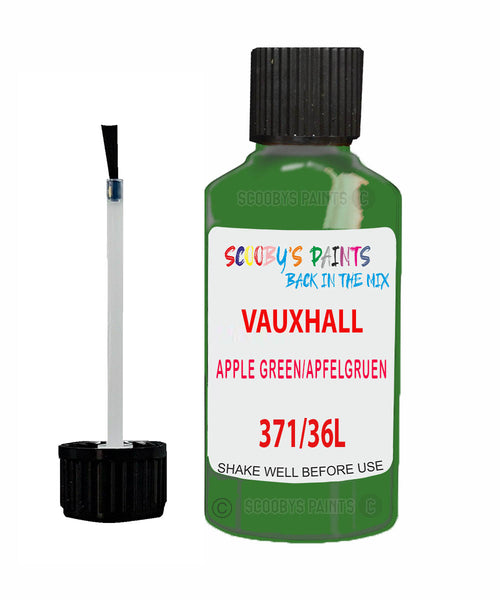 Vauxhall Frontera Apple Green/Apfelgruen Code 371/36L Touch Up Paint