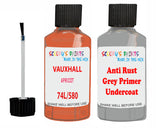 Vauxhall Corsa Apricot Code 74L/580 Anti rust primer protective paint