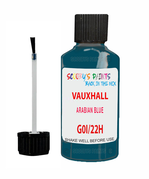 Vauxhall Meriva Arabian Blue Code G0I/22H Touch Up Paint