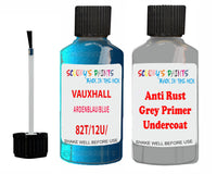 Vauxhall Agila Ardenblau/Blue Code 82T/12U/291 Anti rust primer protective paint