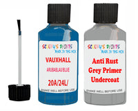 Vauxhall Coupe Arubablau/Blue Code 20A/24L/08H Anti rust primer protective paint