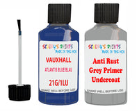 Vauxhall Corsa Atlantis Blue/Blau Code 21G/1Lu Anti rust primer protective paint