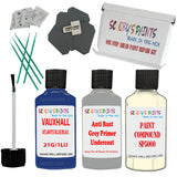 Paint Stone Chip Scratch Repair For Vauxhall Combo Atlantis Blue/Blau Code 21G/1Lu