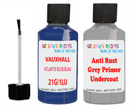 Vauxhall Combo Atlantis Blue/Blau Code 21G/1Lu Anti rust primer protective paint