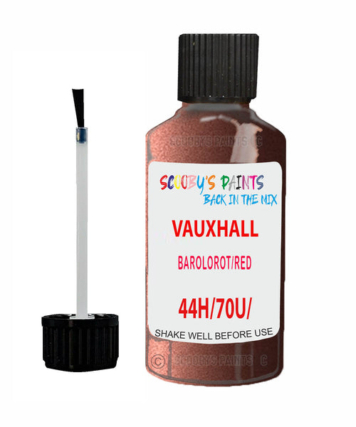 Vauxhall Frontera Barolorot/Red Code 44H/70U/592 Touch Up Paint