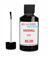 Vauxhall Corsa Black Code 80L/200 Touch Up Paint