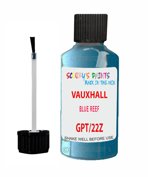 Vauxhall Crossland X Blue Reef Code Gpt/22Z Touch Up Paint