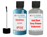 Vauxhall Crossland X Blue Reef Code Gpt/22Z Anti rust primer protective paint