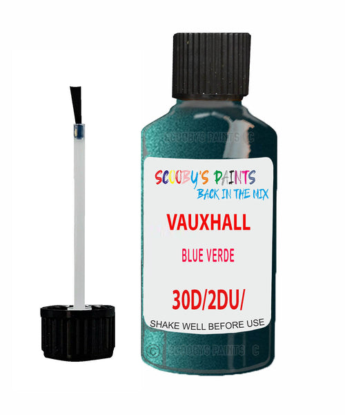 Vauxhall Coupe Blue Verde Code 30D/2Du/37Q Touch Up Paint
