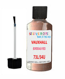 Vauxhall Kadett Cabrio Bordeaux Red Code 73L/54U Touch Up Paint