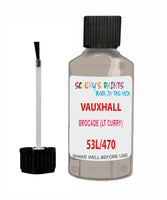 Vauxhall Frontera Brocade (Lt Curry) Yellow/Brokatgelb Code 53L/470 Touch Up Paint