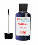 Vauxhall Monterey Bronze Blue Code J3F/760 Touch Up Paint