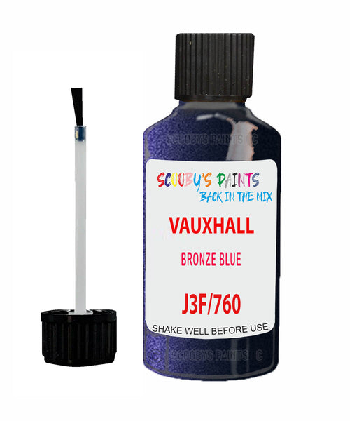 Vauxhall Monterey Bronze Blue Code J3F/760 Touch Up Paint