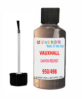 Vauxhall Astra Canyon Red/Rot Code 950/498 Touch Up Paint