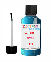 Vauxhall Campo Cape Blue Code 612 Touch Up Paint