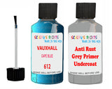 Vauxhall Campo Cape Blue Code 612 Anti rust primer protective paint