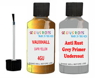 Vauxhall Astra Capri Yellow Code 4Gu Anti rust primer protective paint